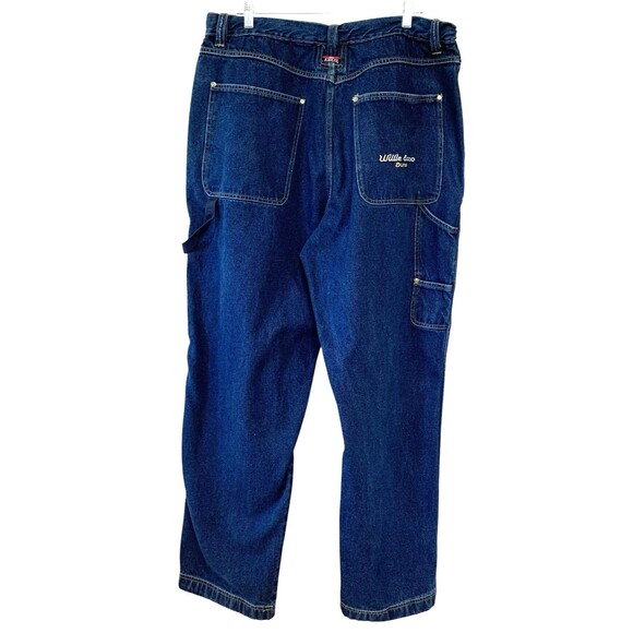 Vintage 90s NAS Willie Esco Duns Jeans Mens 36X32 Baggy Streetwear Hip Hop - Picture 2 of 14